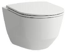 Laufen Pro - Závěsné WC se sedátkem SLIM, sklápěním SoftClose, bílá H8669530000001