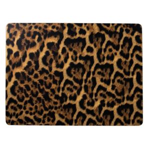 Pevné korkové prostírání s motivem leopardí kůže (4ks) - 30*40*0,4cm
