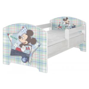 BabyBoo Dětská postel Disney - Mickey Mouse, D19 Rozměry: 140x70