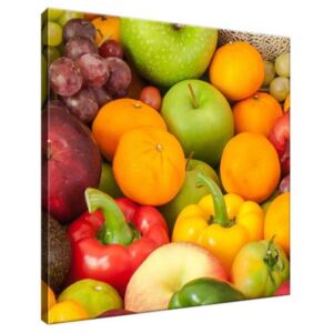 Obraz na plátně Ovoce a zelenina 30x30cm 1163A_1AI