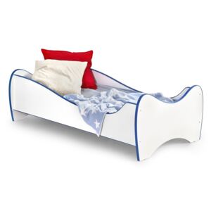 DUO łóżko biało / niebieski (1p=1szt)