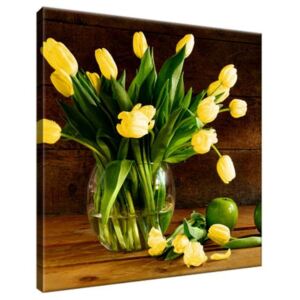 Obraz na plátně Žluté tulipány 30x30cm 2154A_1AI