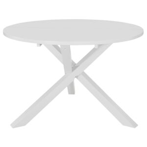 Jídelní stůl bílý 120 x 75 cm MDF