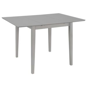 Rozkládací jídelní stůl šedý (80–120) x 80 x 74 cm MDF