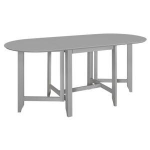 Rozkládací jídelní stůl šedý (75–180) x 75 x 74 cm MDF