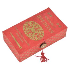 Nepálské vonné tyčinky "Wisdom Bilss" v dárkové krabičce se stojánkem, 11x6x3