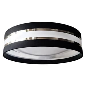 Belis LED Stropní svítidlo CORAL 1xLED/20W/230V černá/stříbrná BE0369
