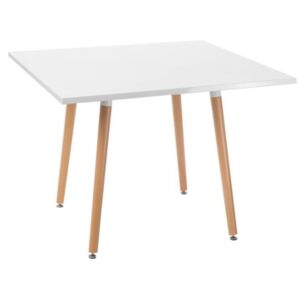 Jídelní stůl Berg 100x100 cm, bílá