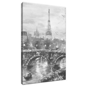 Obraz na plátně Most v Paříži 20x30cm 3569A_1S