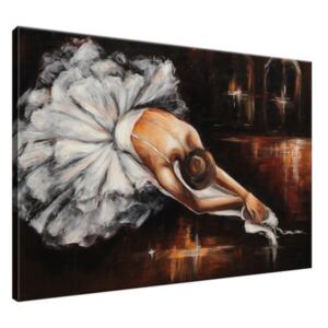 Ručně malovaný obraz Rozcvička baletky 100x70cm RM2737A_1Z