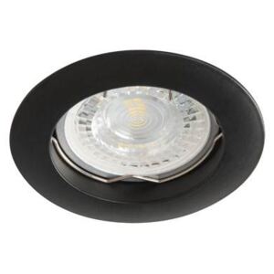 Vestavné stropní bodové osvětlení VIDI, 1xGX5,3, 50W, 8cm, kulaté, černé