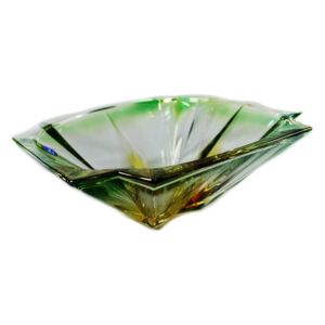 Crystalite Bohemia mísa Metropolitan 30.5 cm - Zelená