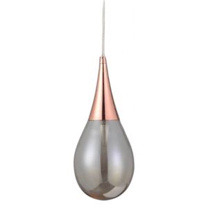 ACA DECOR Závěsné svítidlo Drop Copper Ø 16 cm