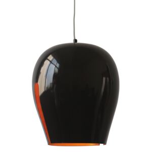 ACA DECOR Závěsné svítidlo Bell Black Ø 30 cm
