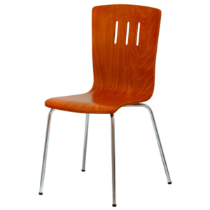 Židle Office Pro DORA – sedák i opěrák z bukové překližky