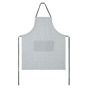 MERADISO® Kuchyňská zástěra (bílá/šedá/pruhy)