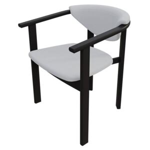 Židle JK27, Barva dřeva: wenge, Potah: ekokůže Soft 017