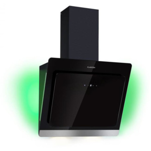 Klarstein Aurora Eco 60, digestoř, 550 m³/h, LED displej, černá