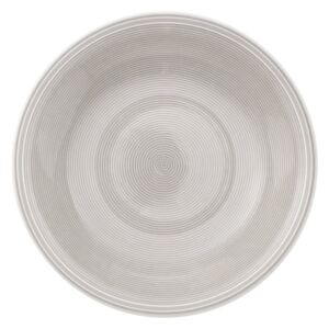 Bílo-šedý porcelánový hluboký talíř Like by Villeroy & Boch Group, 23,5 cm
