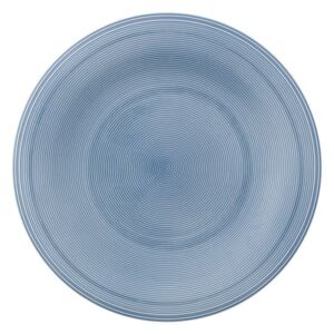 Modrý porcelánový talíř na salát Like by Villeroy & Boch Group, 21,5 cm