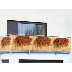 Clona na balkonové zábradlí Květiny - 500 x 85 cm, WENKO