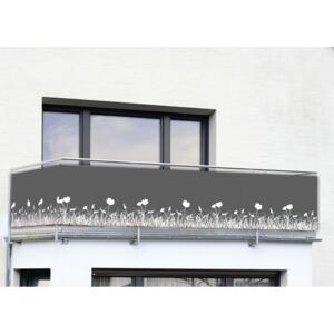 Clona na balkonové zábradlí Antracyt - 500 x 85 cm, WENKO