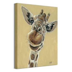 Obraz na plátně Zvědavá žirafa Brown Louise 40x50cm WDC94751