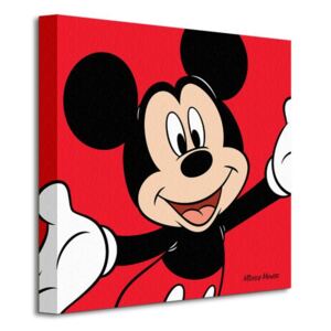 Obraz na plátně Disney Mickey Mouse (Red) 40x40cm WDC95195