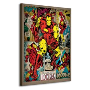 Obraz na plátně Marvel Iron Man (Retro) 60x80cm WDC90818