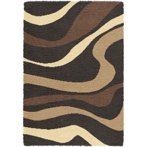 Chlupatý kusový koberec Expo Shaggy zelený 5668-436 Typ: 60x115 cm