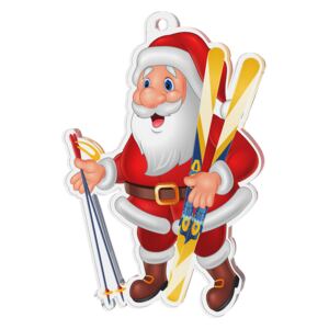 Santa Claus single - lyžař