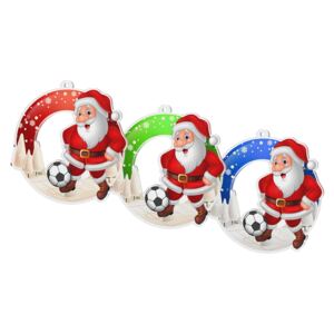 Santa Claus - kulatý -FOOTBALL