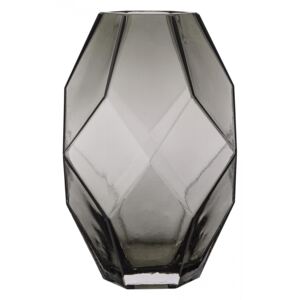 Skleněná váza Geometric Grey (kód TYDEN20 na -20 %)