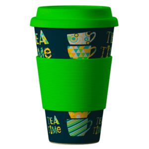 Eco Bamboo Cup Time for Tea 400 ml