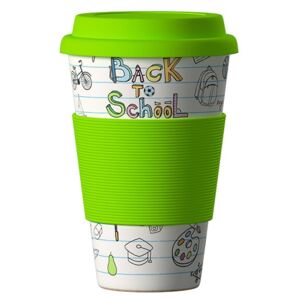 Eco Bamboo Cup Back to School 400 ml