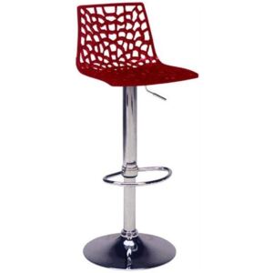 SitBe Bordó plastová barová židle Coral