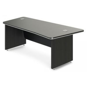 Rohový stůl TopOffice Premium 203,2 x 102,7 cm, pravý wenge