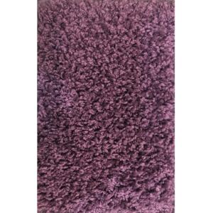 Metrážový koberec bytový Color Shaggy fialový - šíře 4 m