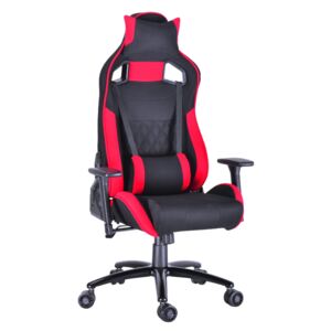 Herní kancelářská židle CHALLENGER - červená