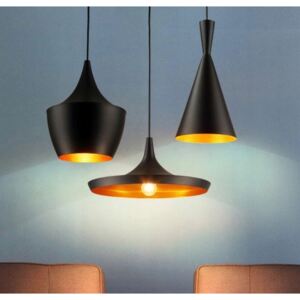BERGE LED závěsné stropní svítidlo - E27 - černé