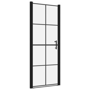 Sprchové dveře I - tvrzené sklo - černé | 91x195 cm