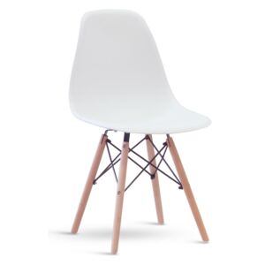 Dřevěná židle YORK Odstíny: bílá