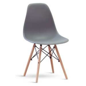 Dřevěná židle YORK Odstíny: šedá