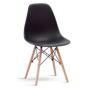 Dřevěná židle YORK Odstíny: černá