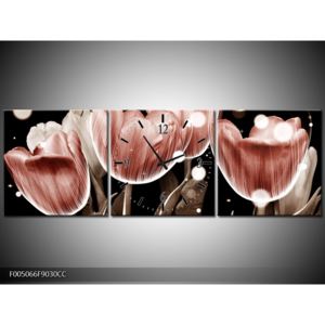 Obraz meruňkově zbarvených tulipánů (F005066F9030CC)