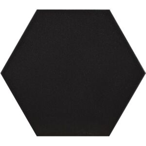 EBS Mayfair dlažba 19,8x22,8 negro hexagon matná