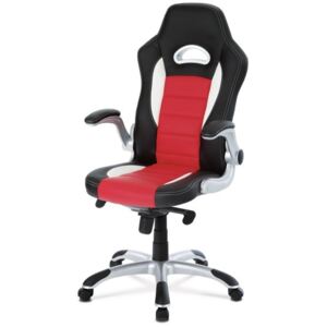 Kancelářská židle ESTER červená/černá
