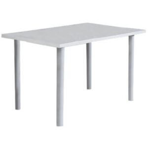 Jídelní stůl Tempo Kondela Unita, 120x80 cm, bílá s extra vysokým leskem HG