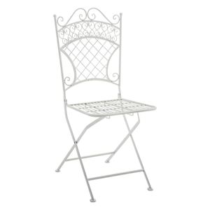 Skládací kovová židle GS11968835 Barva Bílá