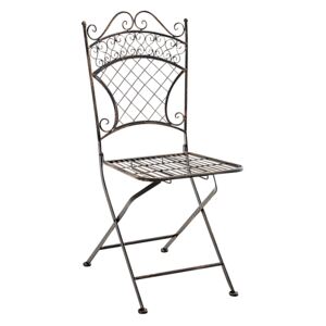 Skládací kovová židle GS11968835 Barva Bronzová